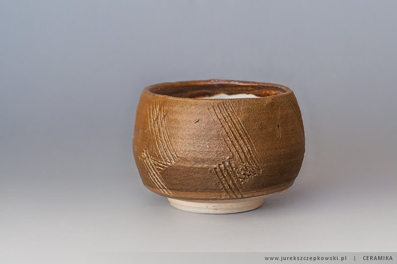 Ręcznie wykonana ceramiczna czarka do herbaty