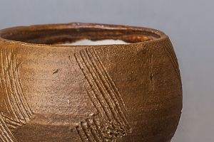 Ręcznie wykonana ceramiczna czarka do herbaty. Jurek Szczepkowski.