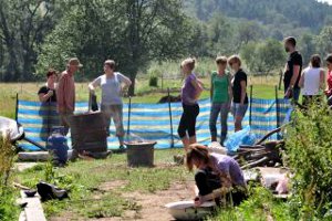 Warsztaty RAKU, Czarne - Beskid Niski, sierpień 2014.